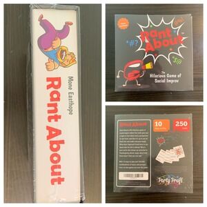 Rant‎ About The Hilarious Game of Social Improv Party Profi Card Game